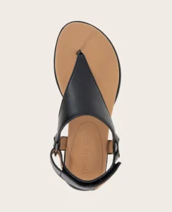GENTLE SOULS - Holly Leather Ankle Strap Thong><noscript><img width=