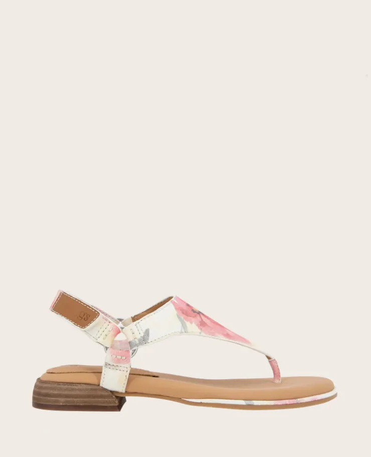 GENTLE SOULS - Holly Suede Floral Ankle Strap Thong>Kenneth Cole Hot
