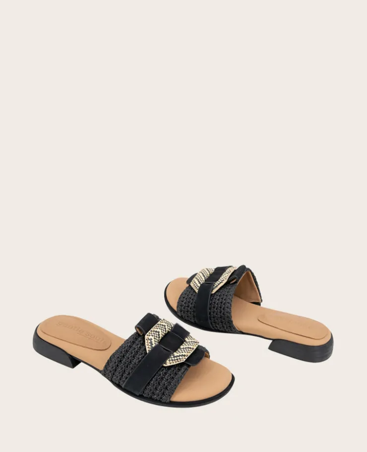 GENTLE SOULS - Hudson Raffia Slip On Sandal>Kenneth Cole Clearance