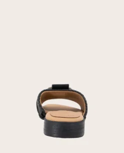 GENTLE SOULS - Hudson Raffia Slip On Sandal><noscript><img width=