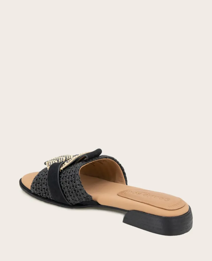 GENTLE SOULS - Hudson Raffia Slip On Sandal>Kenneth Cole Clearance