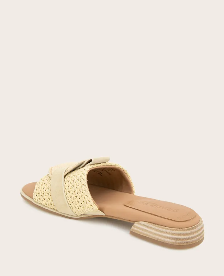 GENTLE SOULS - Hudson Raffia Slip On Sandal>Kenneth Cole Discount