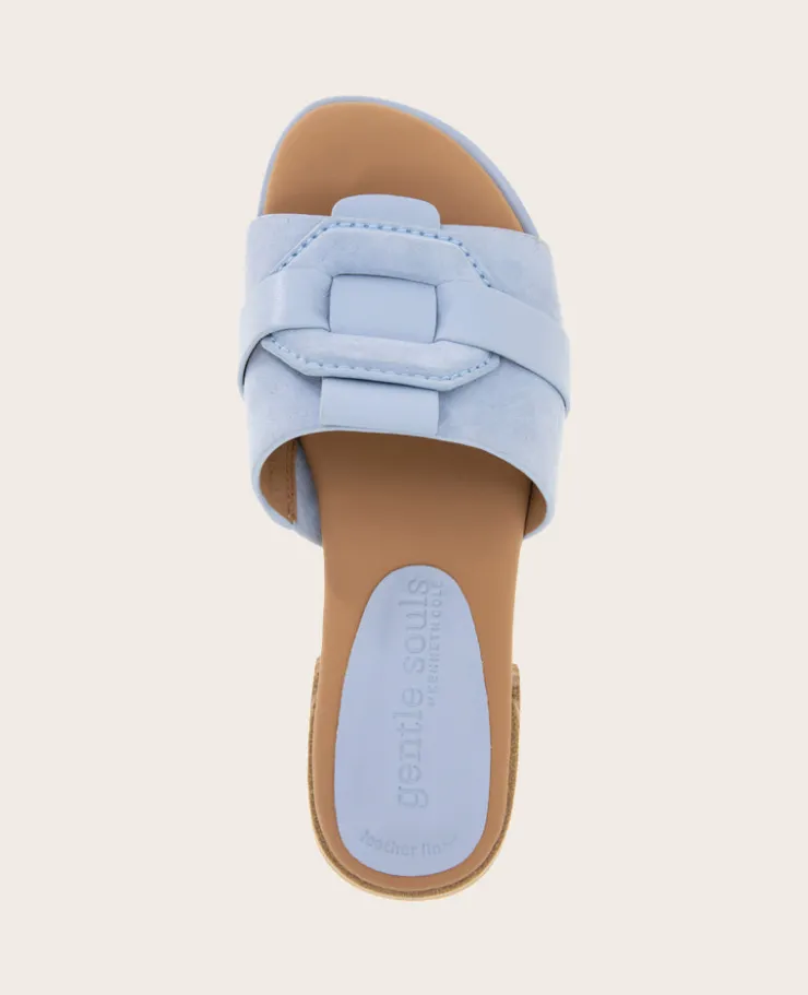 GENTLE SOULS - Hudson Suede Slip On Sandal>Kenneth Cole Outlet
