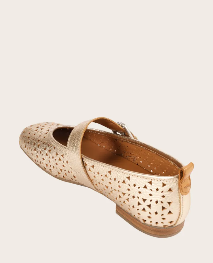 GENTLE SOULS - Karla Perforated Metallic Mary Jane>Kenneth Cole Online