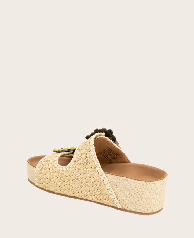 GENTLE SOULS - Kendall Raffia Wrap Buckle Wedge>Kenneth Cole New
