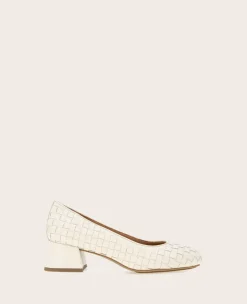 GENTLE SOULS - Lancine Leather Woven Heel>Kenneth Cole Outlet