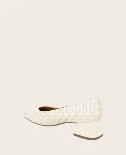 GENTLE SOULS - Lancine Leather Woven Heel><noscript><img width=