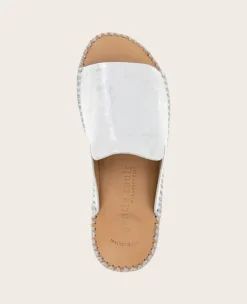 GENTLE SOULS - Leilani Metallic Platform Slip On Sandal><noscript><img width=