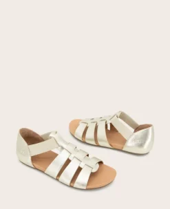 GENTLE SOULS - Lennon Metallic Fisherman Sandal><noscript><img width=