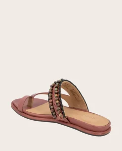 GENTLE SOULS - Lentini Leather Beaded Sandal><noscript><img width=