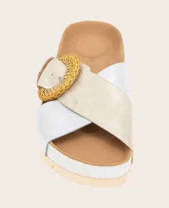 GENTLE SOULS - Louisa X Band Metallic Combo Platform Slip On><noscript><img width=