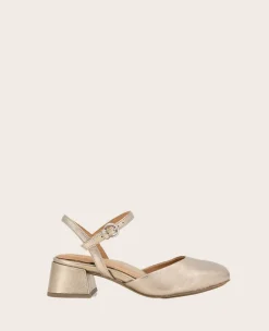 GENTLE SOULS - Lucinda Metallic Closed Toe Strap Sandal>Kenneth Cole Discount
