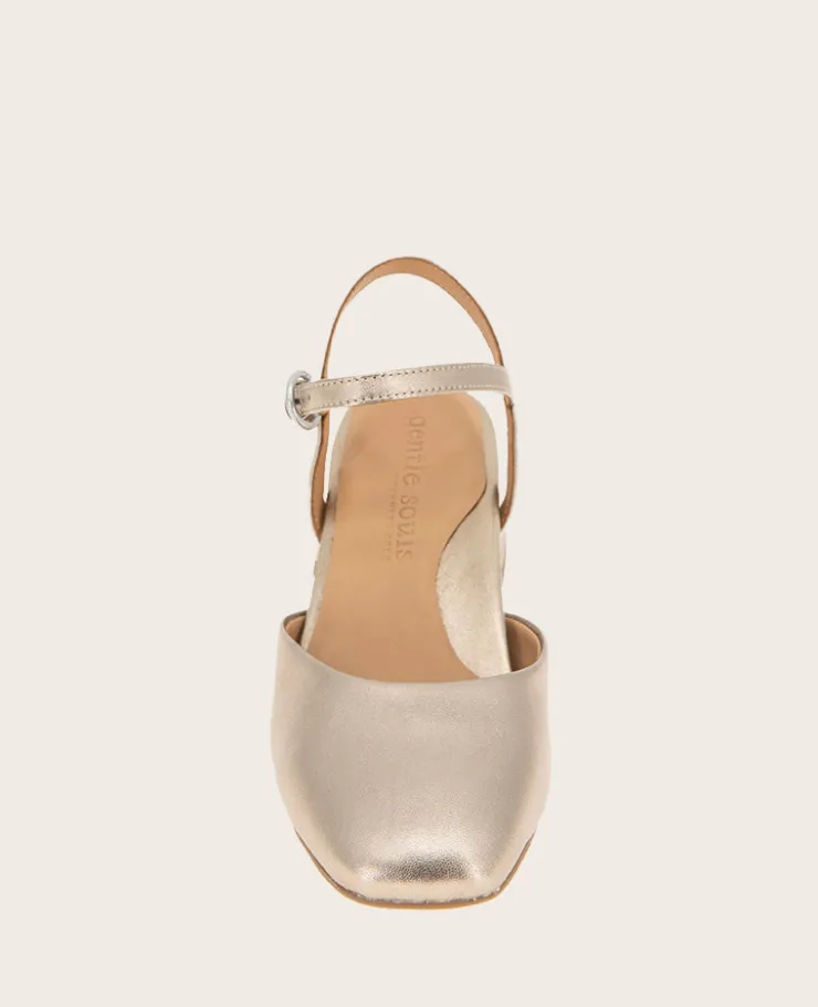 GENTLE SOULS - Lucinda Metallic Closed Toe Strap Sandal>Kenneth Cole Discount