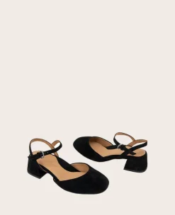 GENTLE SOULS - Lucinda Suede Closed Toe Strap Sandal><noscript><img width=