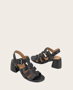 GENTLE SOULS - Margarite Leather Heel Sandal><noscript><img width=