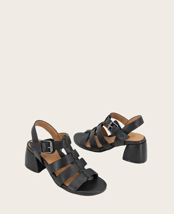 GENTLE SOULS - Margarite Leather Heel Sandal>Kenneth Cole Discount
