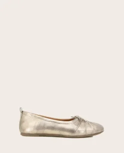 GENTLE SOULS - Marilyn Leather Pleated Ballet Flat>Kenneth Cole Clearance