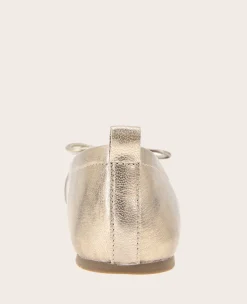 GENTLE SOULS - Marilyn Leather Pleated Ballet Flat><noscript><img width=
