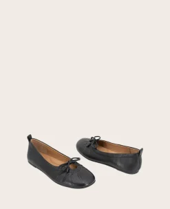 GENTLE SOULS - Marilyn Leather Pleated Ballet Flat><noscript><img width=