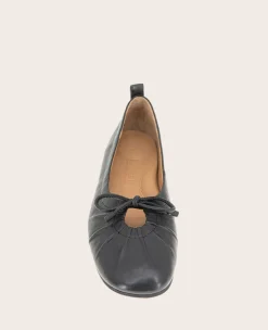 GENTLE SOULS - Marilyn Leather Pleated Ballet Flat><noscript><img width=