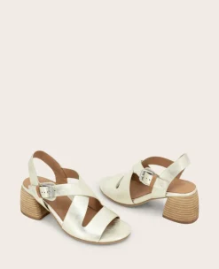 GENTLE SOULS - Mela Metallic Cross Strap Sandal><noscript><img width=