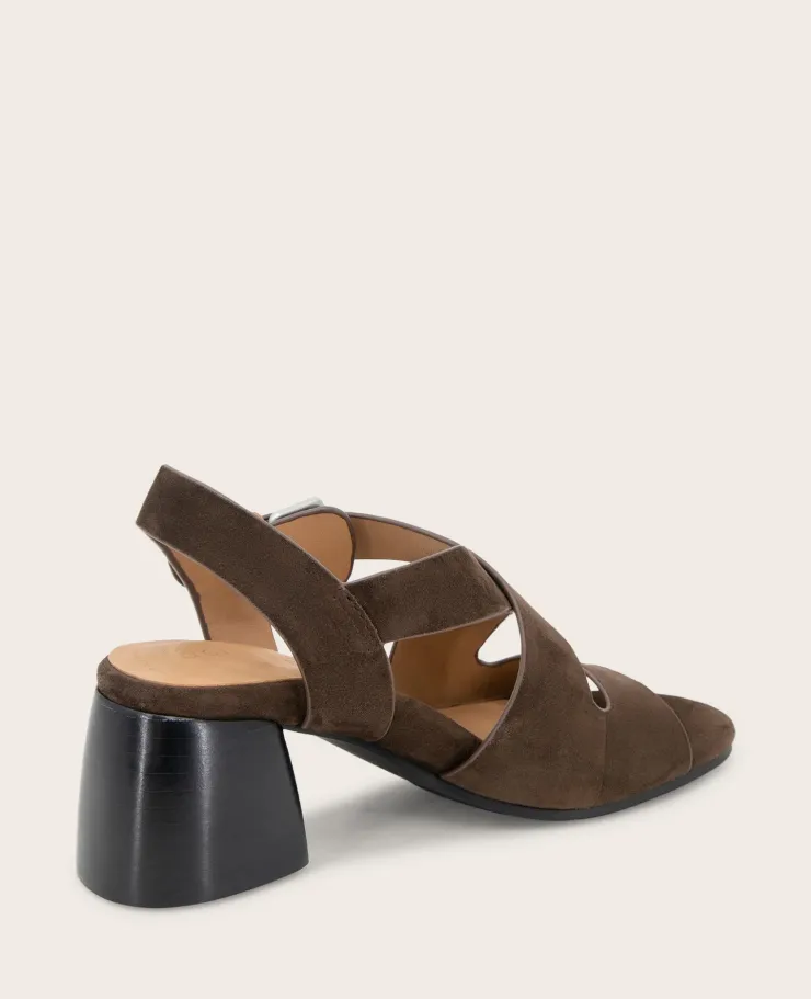 GENTLE SOULS - Mela Suede Cross Strap Sandal>Kenneth Cole Best