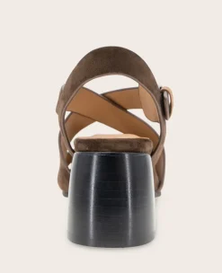 GENTLE SOULS - Mela Suede Cross Strap Sandal><noscript><img width=