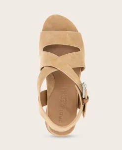 GENTLE SOULS - Mela Suede Cross Strap Sandal><noscript><img width=