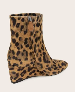 GENTLE SOULS - Nash Suede Side Zip Wedge Bootie><noscript><img width=