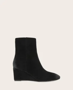 GENTLE SOULS - Nash Suede Side Zip Wedge Bootie>Kenneth Cole Best