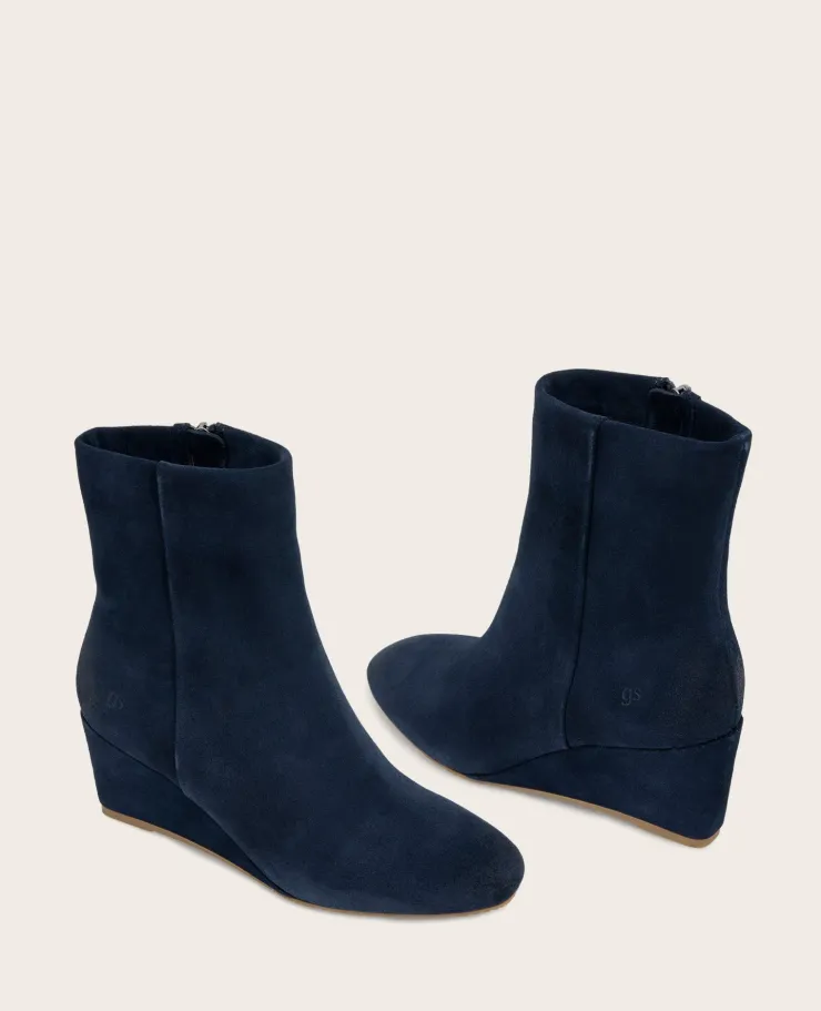 GENTLE SOULS - Nash Suede Side Zip Wedge Bootie>Kenneth Cole Discount