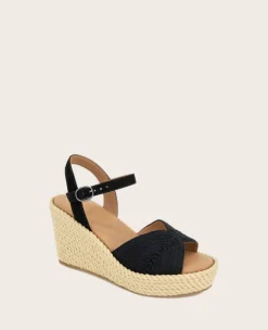 GENTLE SOULS - Nola Fabric Espadrille Wedge><noscript><img width=