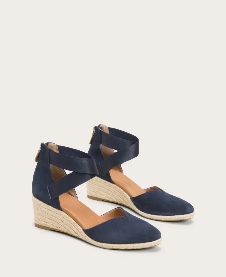 GENTLE SOULS - Orya Leather Espadrille Wedge>Kenneth Cole Outlet