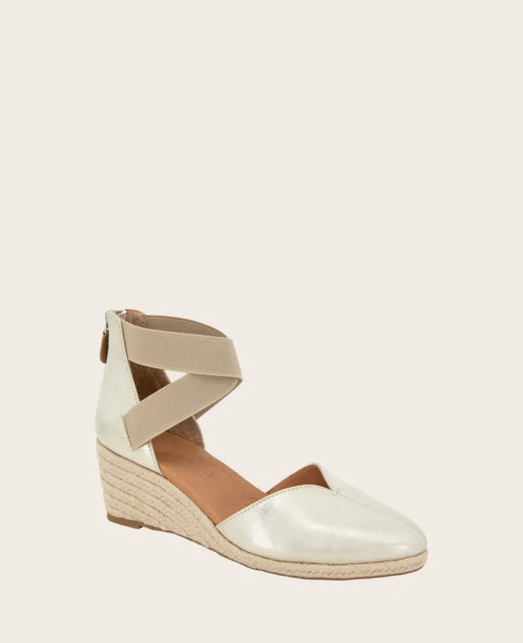 GENTLE SOULS - Orya Leather Espadrille Wedge>Kenneth Cole