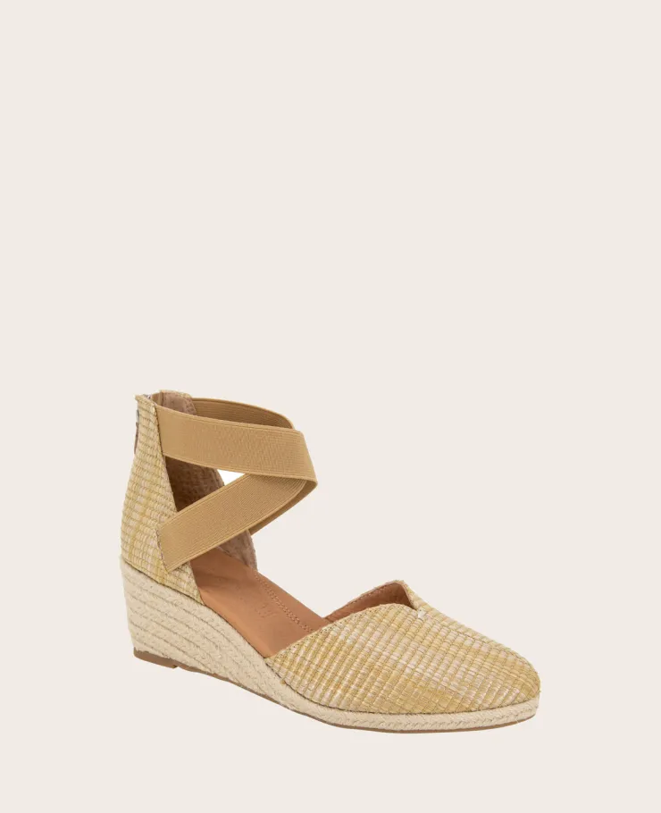 GENTLE SOULS - Orya Leather Espadrille Wedge>Kenneth Cole Discount