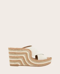 GENTLE SOULS - Porto Nubuck X Band Espadrille Wedge>Kenneth Cole Best