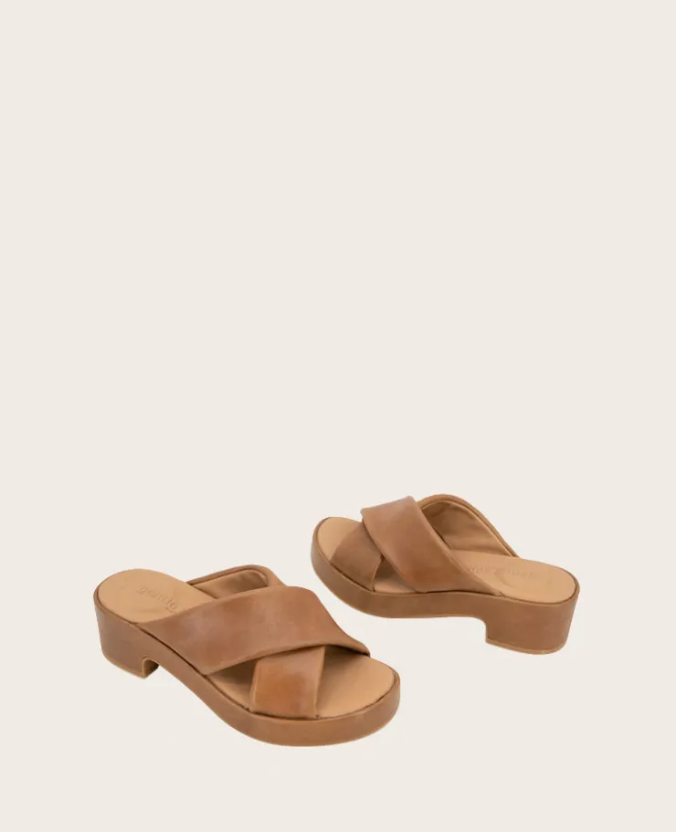 GENTLE SOULS - River Leather X Band Platform Sandal>Kenneth Cole New