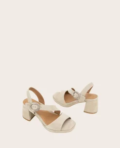 GENTLE SOULS - Roma Suede Heel Sandal><noscript><img width=