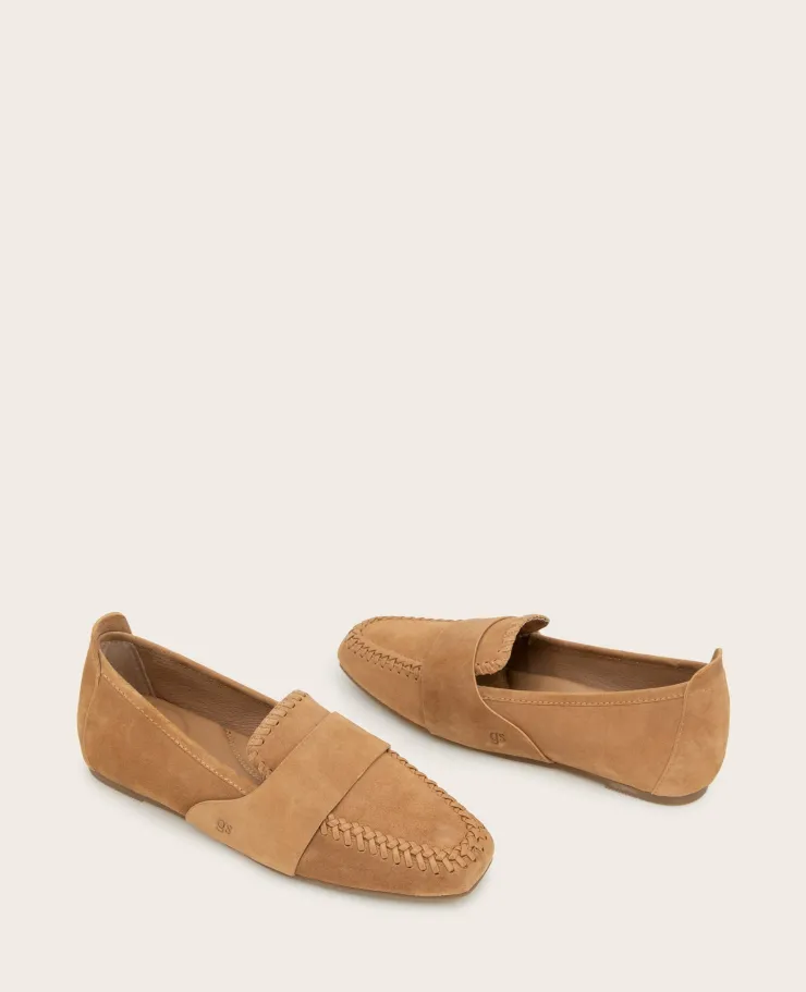 GENTLE SOULS - Sandra Suede Braid Detail Loafer>Kenneth Cole Sale