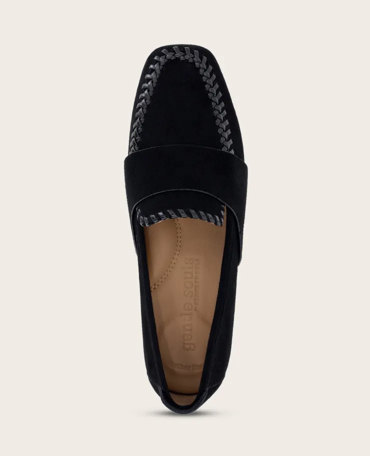 GENTLE SOULS - Sandra Suede Braid Detail Loafer>Kenneth Cole Sale
