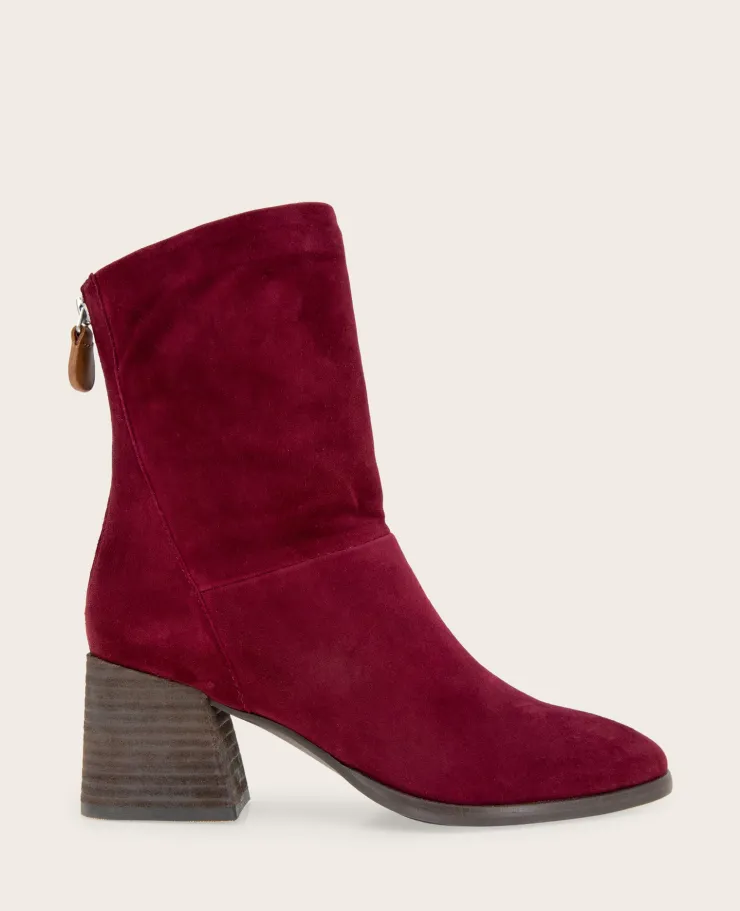 GENTLE SOULS - Sarnac Suede Side Zip Boot>Kenneth Cole Outlet