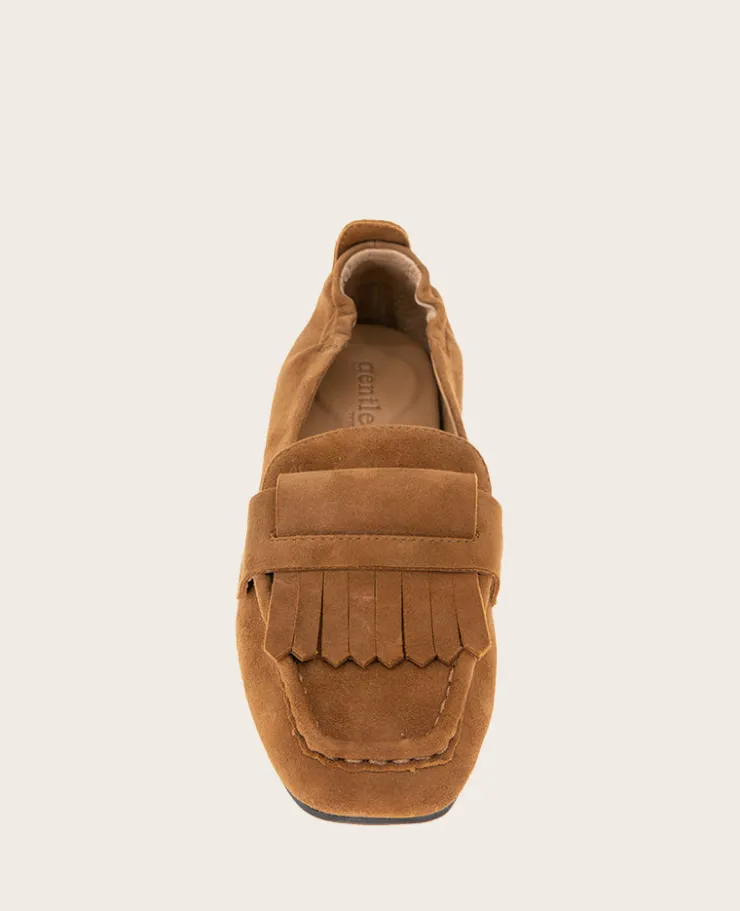 GENTLE SOULS - Scotty Tassel Suede Loafer>Kenneth Cole