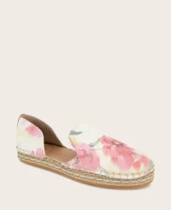 GENTLE SOULS - Seville Suede Floral Espadrille><noscript><img width=
