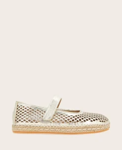 GENTLE SOULS - Sienna Metallic Fish Net Mary Jane Espadrille>Kenneth Cole Discount
