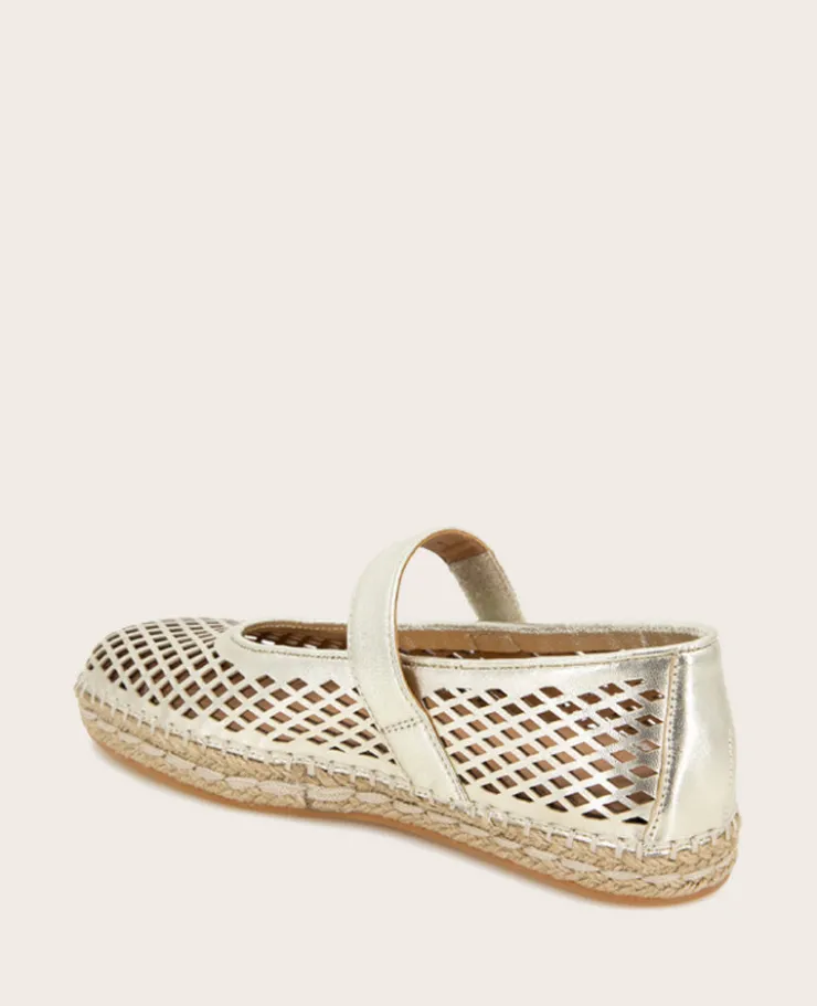 GENTLE SOULS - Sienna Metallic Fish Net Mary Jane Espadrille>Kenneth Cole Discount