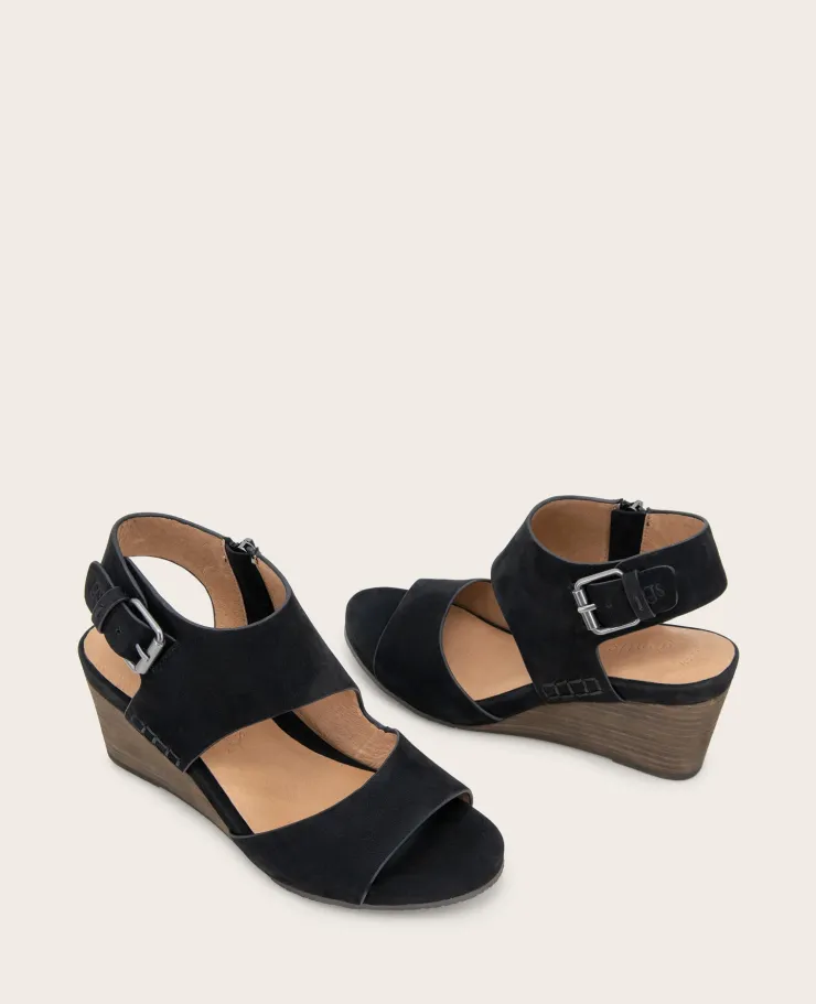 GENTLE SOULS - Tilly Nubuck Wedge Sandal>Kenneth Cole Best
