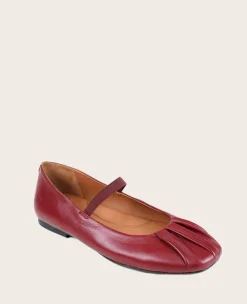 GENTLE SOULS - Walden Leather Pleated Toe Mary Jane Flat><noscript><img width=