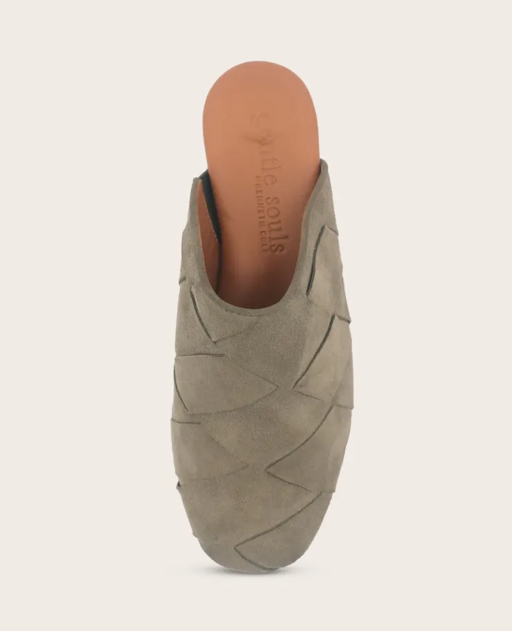 GENTLE SOULS - Westley Suede Woven Mule>Kenneth Cole