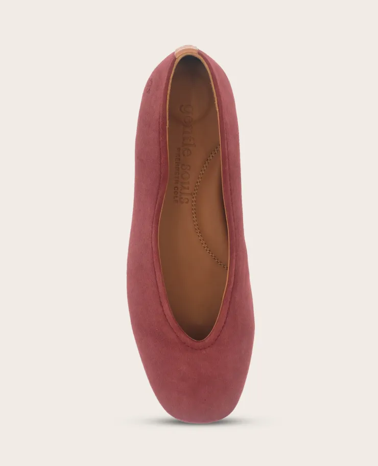 GENTLE SOULS - Willow Suede Ballet Flat>Kenneth Cole Clearance