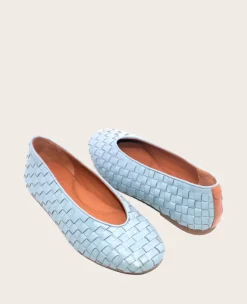 GENTLE SOULS - Willow Woven Leather Flat><noscript><img width=